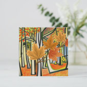 Verbazingwekkende herfst feestdagenkaart (Staand voorkant)