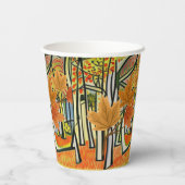 Verbazingwekkende herfst papieren bekers (Achterkant)
