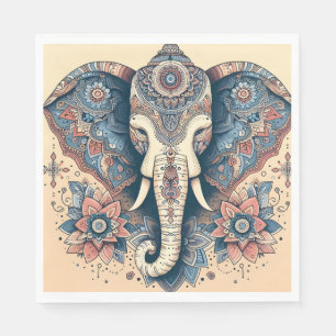 Verbazingwekkende Indiase stijl olifant Servet