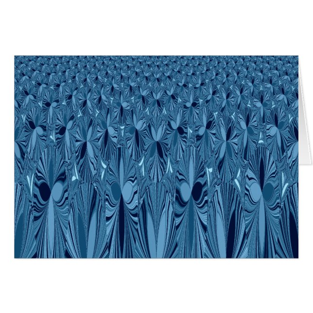 Verbazingwekkende iriserende blauwe caleidoscoop k (Voorkant Horizontaal)