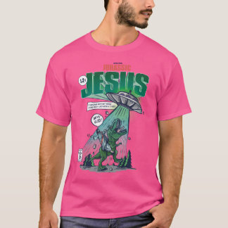 Verbazingwekkende Jurassic Jesus T-shirt