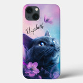 Verbazingwekkende kat Case-Mate iPhone case (Achterkant)