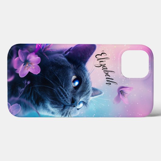 Verbazingwekkende kat Case-Mate iPhone case (Achterkant (horizontaal))