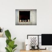 Verbazingwekkende Katten omlaag Poster (Thuiskantoor)