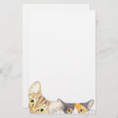 Verbazingwekkende kattenbanketers briefpapier (Voorkant / Achterkant)