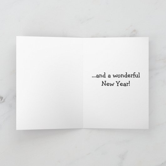 Verbazingwekkende kerst Kaart (Binnen)