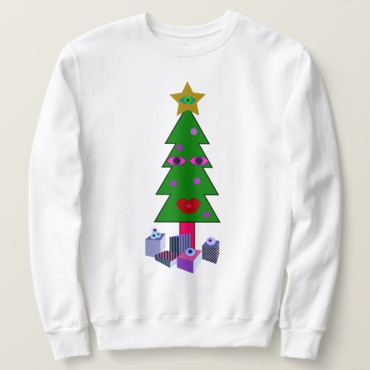 Verbazingwekkende kerstboom Ugly Sweater (Design voorkant)