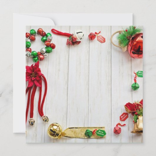 Verbazingwekkende kerstvakantie, rode decoratie (Achterkant)