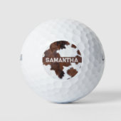 Verbazingwekkende Koe print golfballen (Voorkant)
