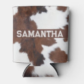 Verbazingwekkende Koe print golfballen Blikjeskoeler (Voorkant)