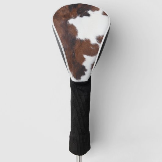 Verbazingwekkende Koe Print Golfheadcover (Voorkant)