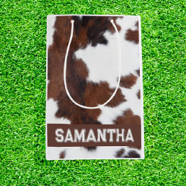 Verbazingwekkende Koe Print Medium Cadeauzakje