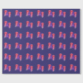 Verbazingwekkende kwal in de ruimte cadeaupapier (Vlak)