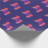 Verbazingwekkende kwal in de ruimte cadeaupapier (Hoek)