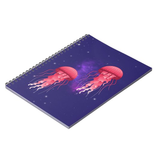 Verbazingwekkende kwal in de ruimte notitieboek (Linkerzijde)