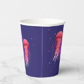Verbazingwekkende kwal in de ruimte papieren bekers (Rechts)