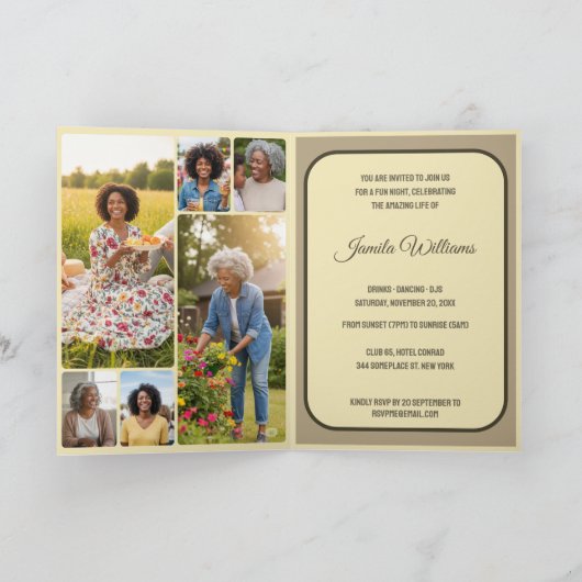 Verbazingwekkende Leven Verjaardagsfeest Fotocolla (Binnen)