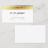 Verbazingwekkende minimalistische moderne, eenvoud visitekaartje (Voorkant / Achterkant)