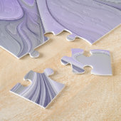 Verbazingwekkende moderne abstracte fractale bloem legpuzzel (Zijkant)