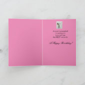 Verbazingwekkende moeder Happy Birthday Sweet Humm Kaart (Binnen)