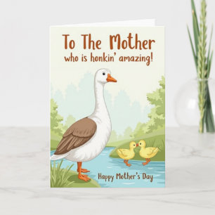 Verbazingwekkende Moederdagkaart van Mother Goose Kaart