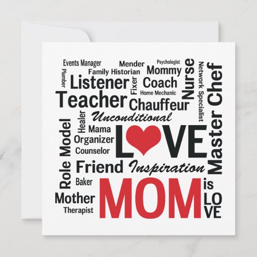 Verbazingwekkende Multitasking Mom Moederdag of Ve Kaart (Achterkant)