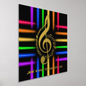 Verbazingwekkende Muziek Liefhebbers Citaat Kunst  Folie Afdrukken (Laagn)