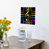 Verbazingwekkende Muziek Liefhebbers Citaat Kunst  Folie Afdrukken (Laag (Keuken))