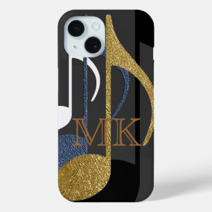 Verbazingwekkende Muzieknoten grafisch ontwerp gep iPhone 15 Case