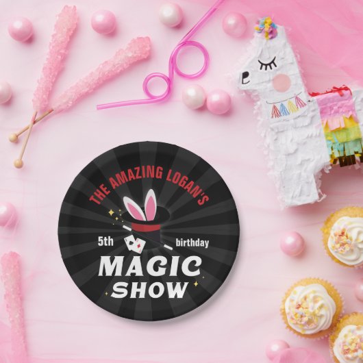 Verbazingwekkende naam Magicische verjaardag, elke Papieren Bordje (Feest)