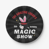 Verbazingwekkende naam Magicische verjaardag, elke Papieren Bordje (Voorkant)