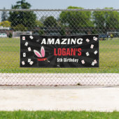 Verbazingwekkende naam Magicische verjaardag, elke Spandoek (Insitu)