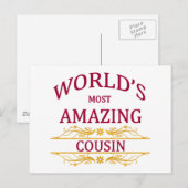 Verbazingwekkende neef briefkaart (Voorkant / Achterkant)