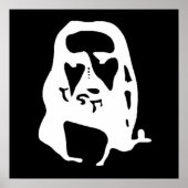 Verbazingwekkende optische illusie van Jezus Chris Poster (Voorkant)