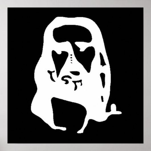 Verbazingwekkende optische illusie van Jezus Chris Poster (Voorkant)