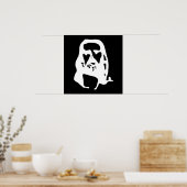 Verbazingwekkende optische illusie van Jezus Chris Poster (Keuken)