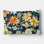 Verbazingwekkende Oranje geel en delicate witte bl Etui (Achterkant)