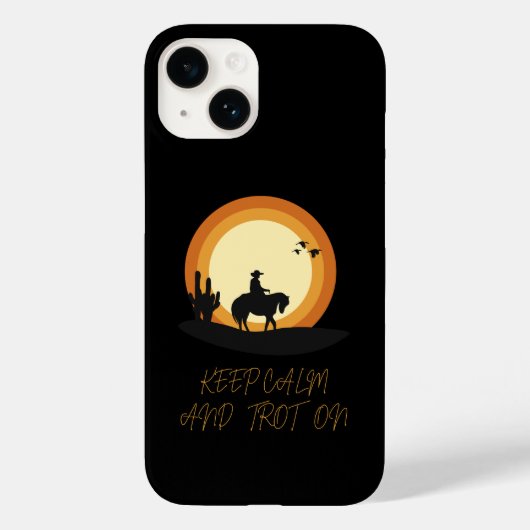 Verbazingwekkende paardrijden telefoon case (Achterkant)