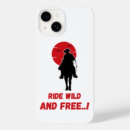 Verbazingwekkende paardrijden telefoon case (Achterkant)
