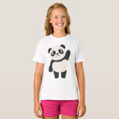 Verbazingwekkende panda t-shirt (Voorkant volledig)