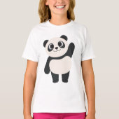 Verbazingwekkende panda t-shirt (Voorkant)