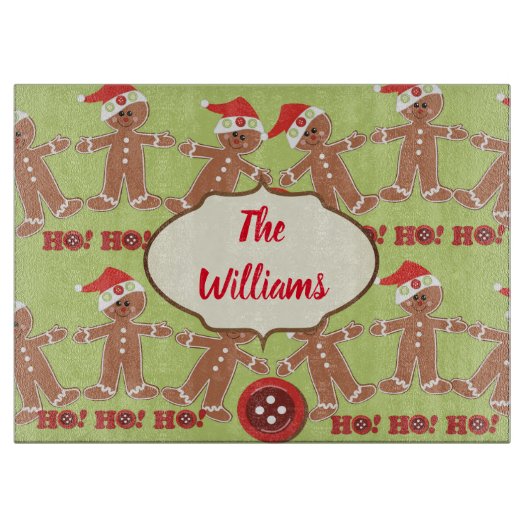 Verbazingwekkende peperkoek mannen snijplank (Voorkant)