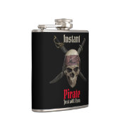 Verbazingwekkende Pirate Barware Heupfles (Rechts)
