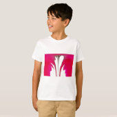 Verbazingwekkende rode roos onder de witte hemel.p t-shirt (Voorkant volledig)