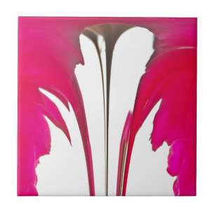 Verbazingwekkende Rode roos onder de witte hemel Tegeltje