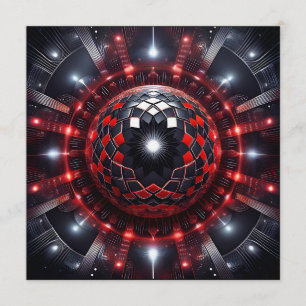 Verbazingwekkende Rood/Zwarte Geruite Mandelbrot S Kaart