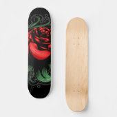 Verbazingwekkende Roos Persoonlijk Skateboard (Voorkant)