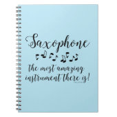 Verbazingwekkende saxofoon notitieboek (Voorkant)