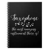 Verbazingwekkende saxofoon notitieboek (Voorkant)
