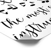 Verbazingwekkende saxofoon poster (Hoek)